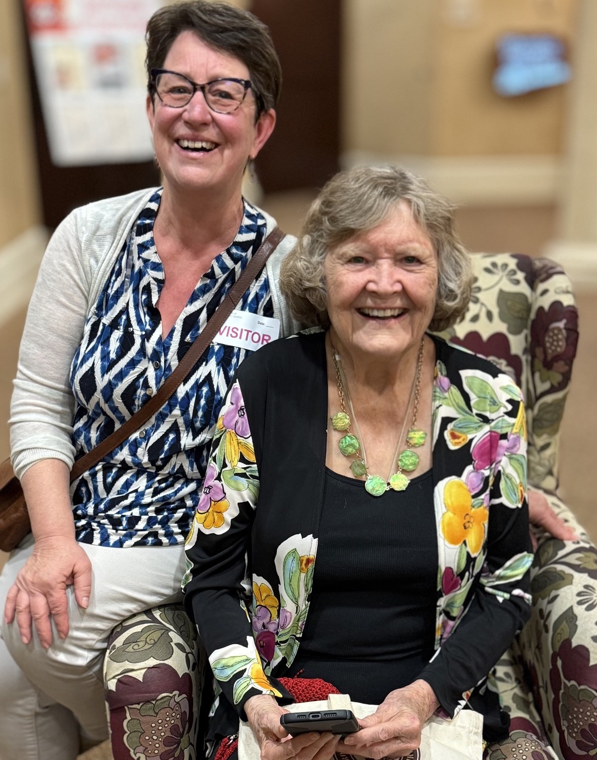 Malya with Lela F. Folkers Malya with author Lela F. Folkers